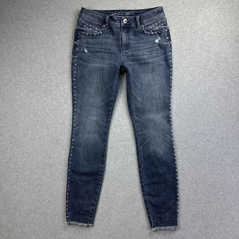 INC Womens Skinny Leg Regular Fit Jeans Size 4‎